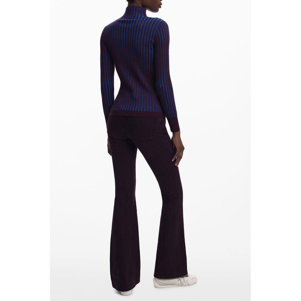 Brown Polyester Sweater