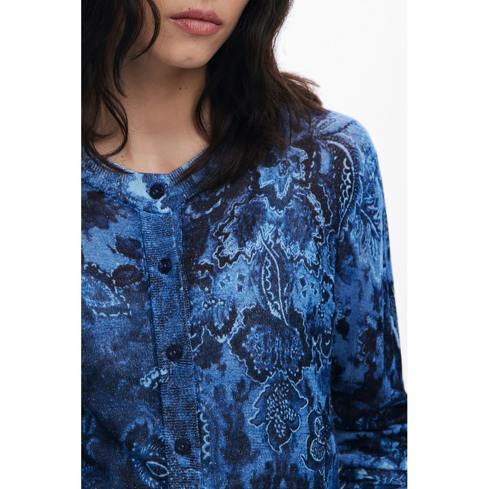 Blue Viscose Sweater