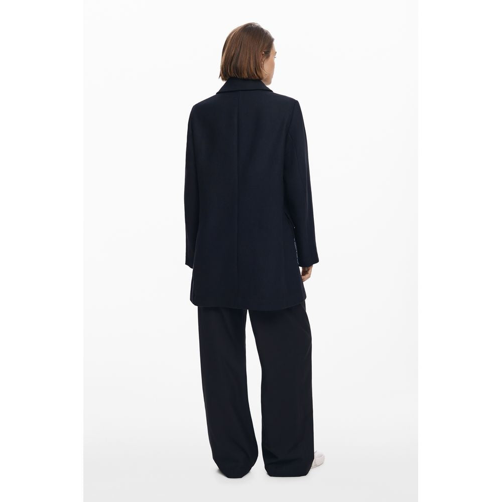 Black Polyester Women's Jacket - ventzia