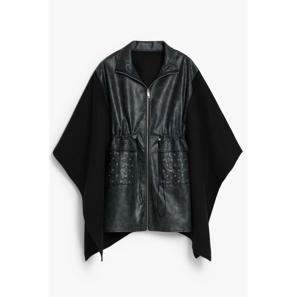 Black Polyester Sweater