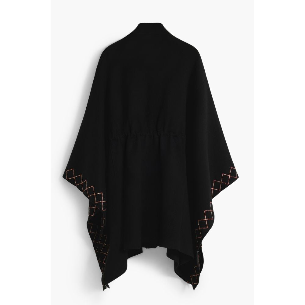 Black Polyester Sweater