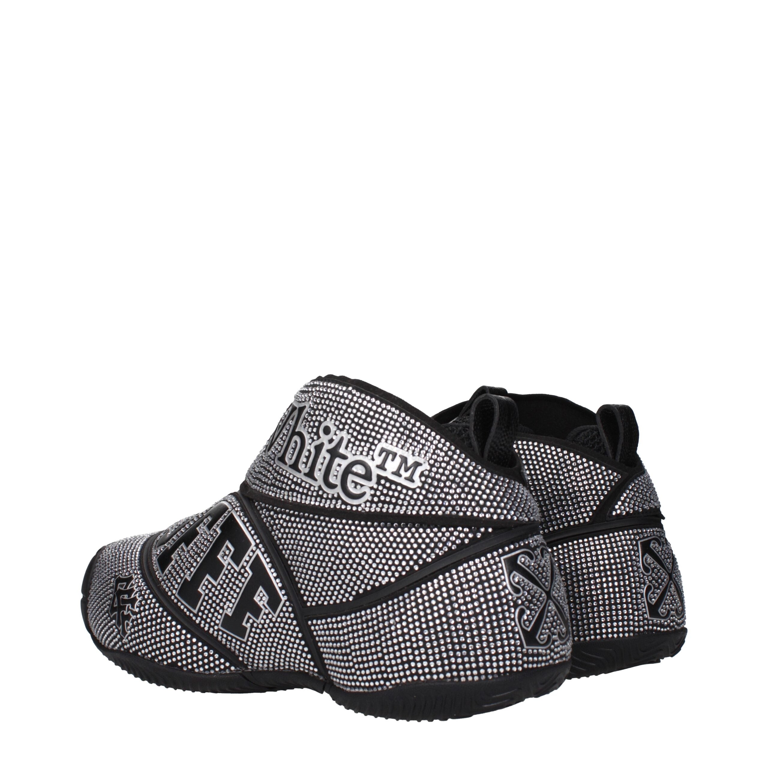 Black Cotton Sneakers - ventzia
