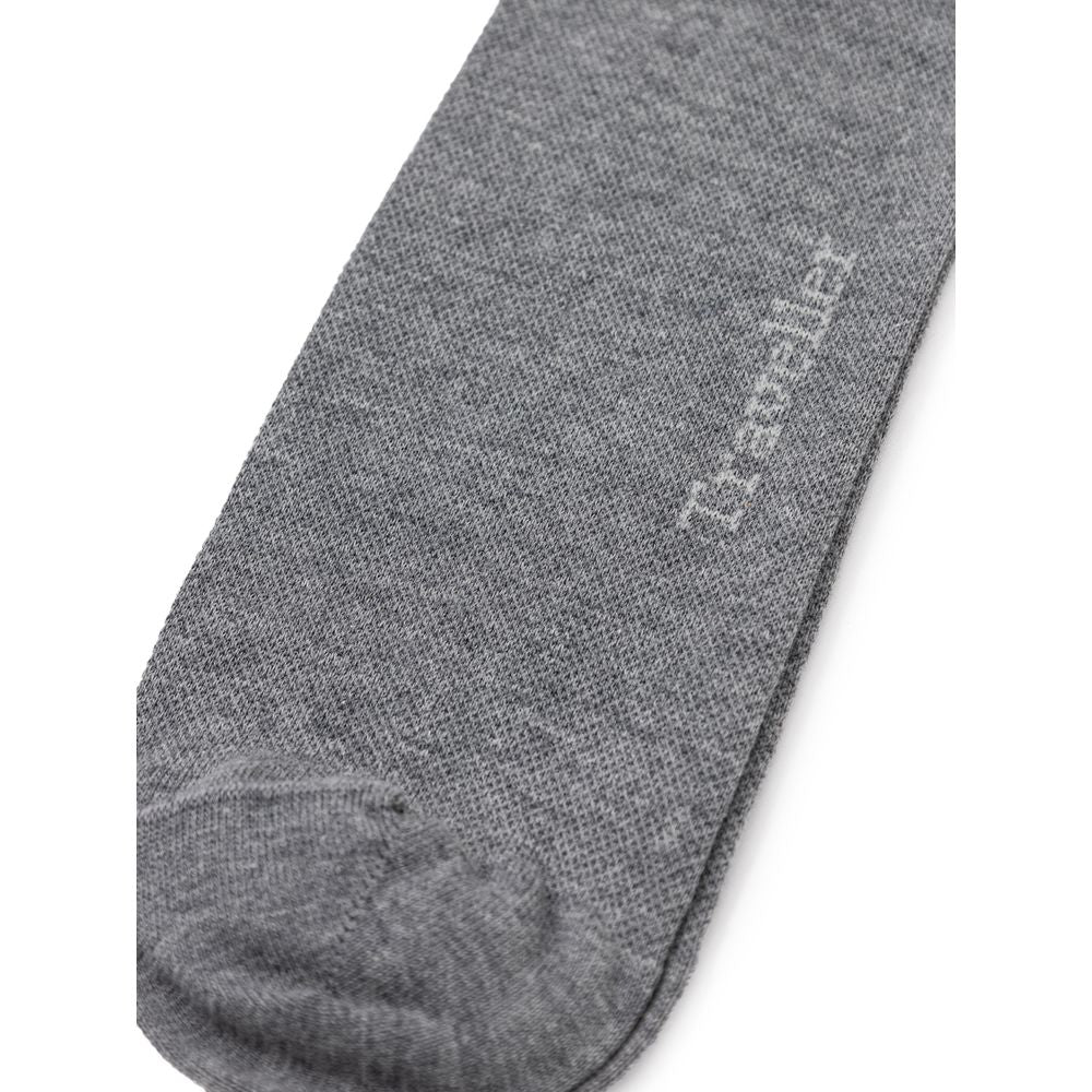 Gray Cotton Socks - ventzia