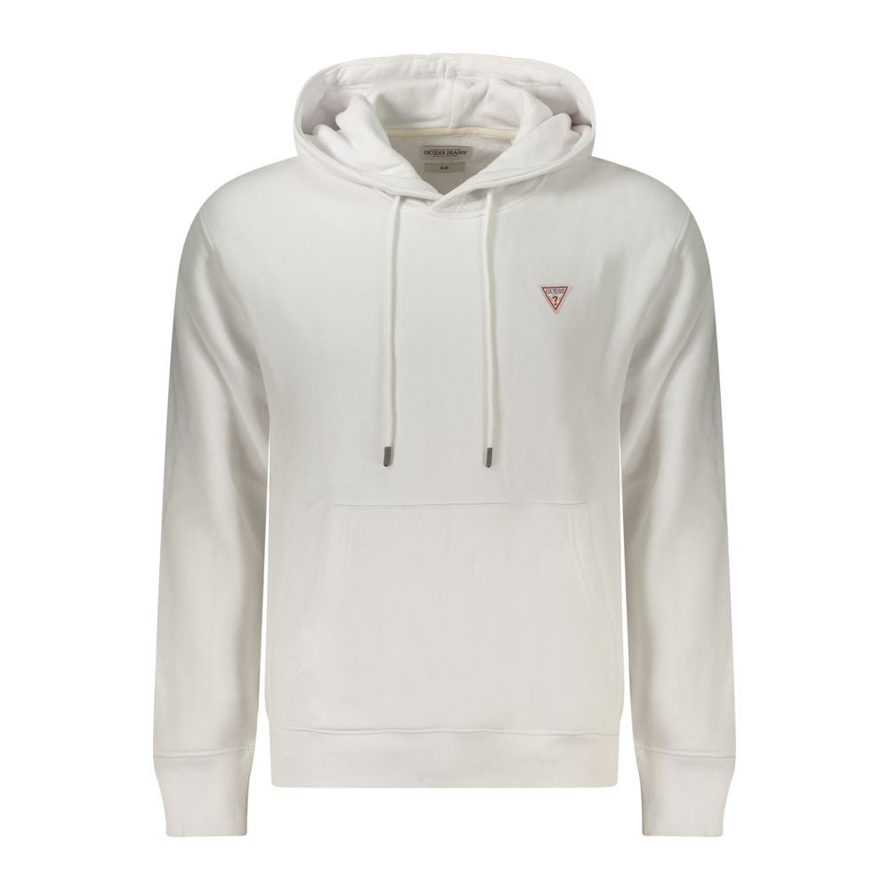 White Organic Cotton Men Sweatshirt - ventzia