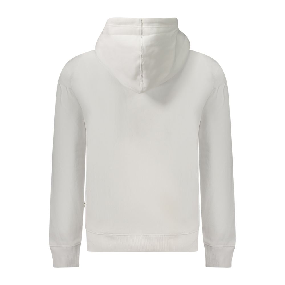 White Organic Cotton Men Sweatshirt - ventzia