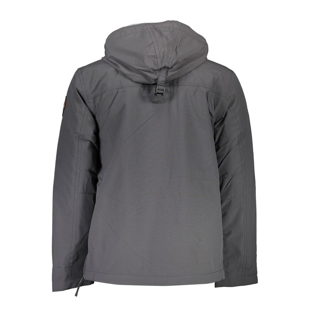 Grigio Polyamide Men's Jacket - ventzia