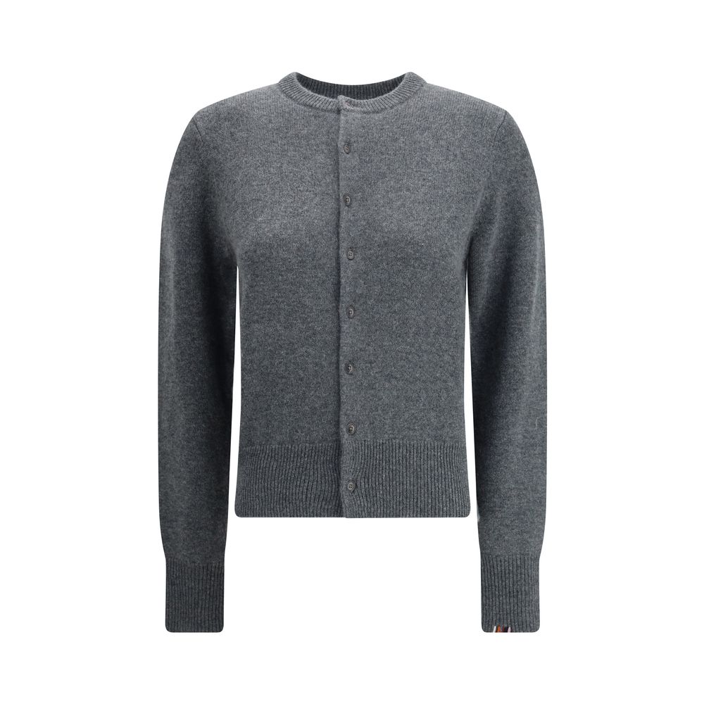 Gray Cashmere Cardigan