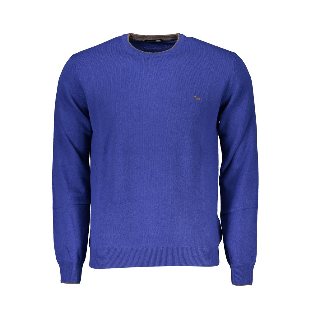 Blu Viscose Men Sweater - ventzia