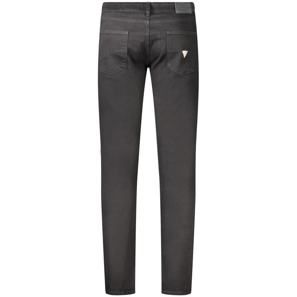 Nero Cotton Men's Skinny Jean - ventzia