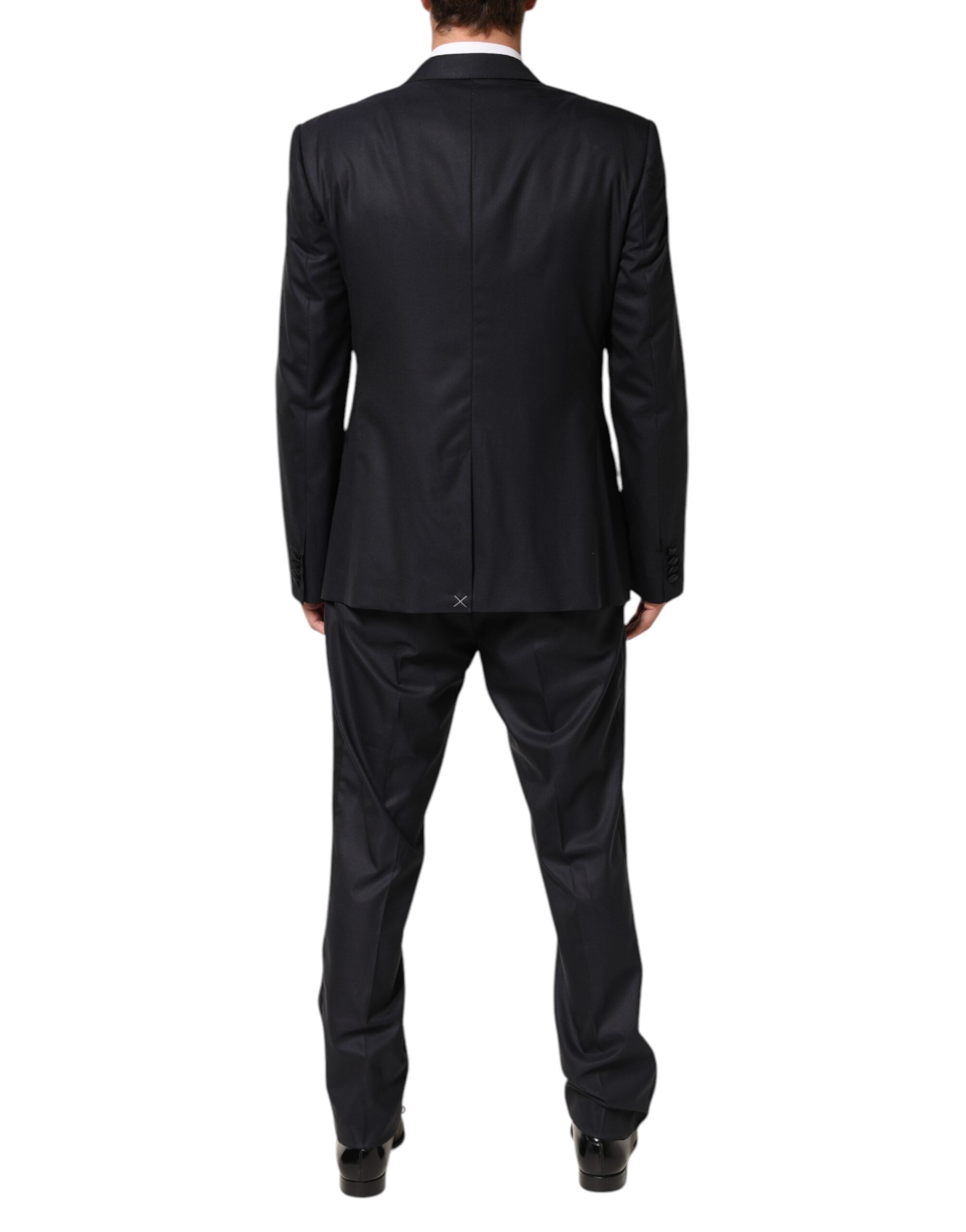 Black MARTINI 2 Buttons Suit 3 Piece Suit - ventzia
