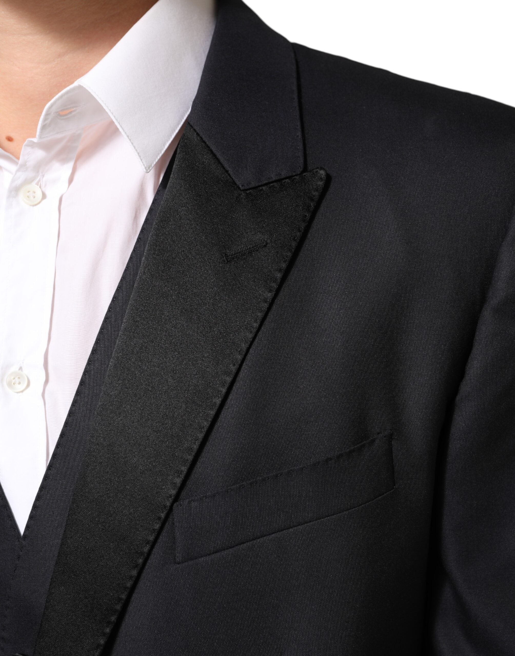 Black MARTINI 2 Buttons Suit 3 Piece Suit - ventzia