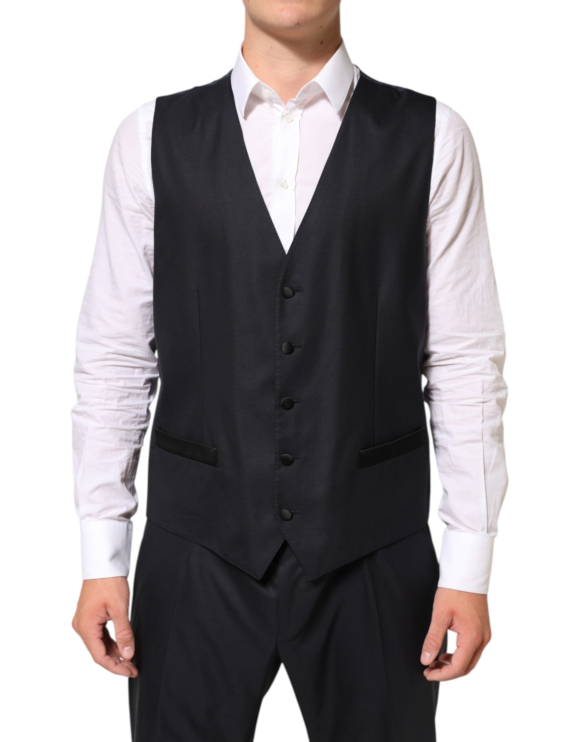 Black MARTINI 2 Buttons Suit 3 Piece Suit - ventzia