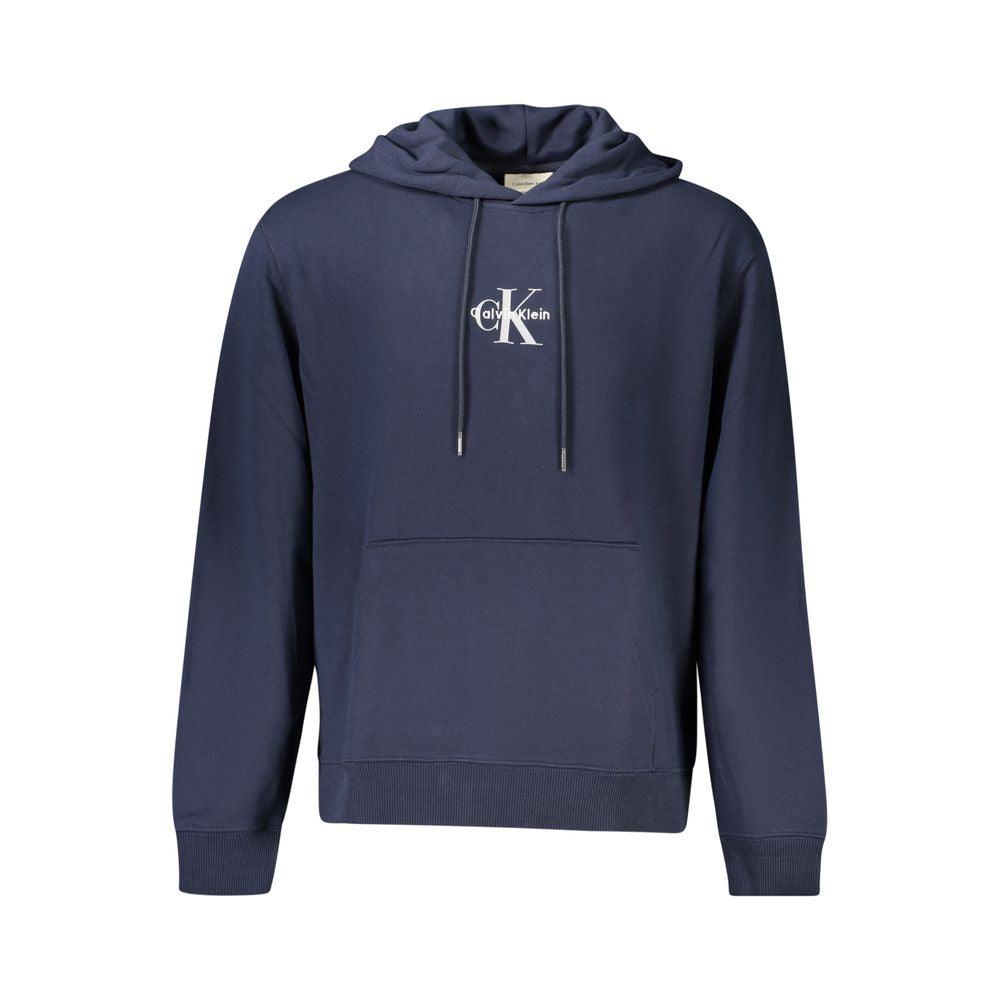 Blu Cotton Men Sweatshirt - ventzia