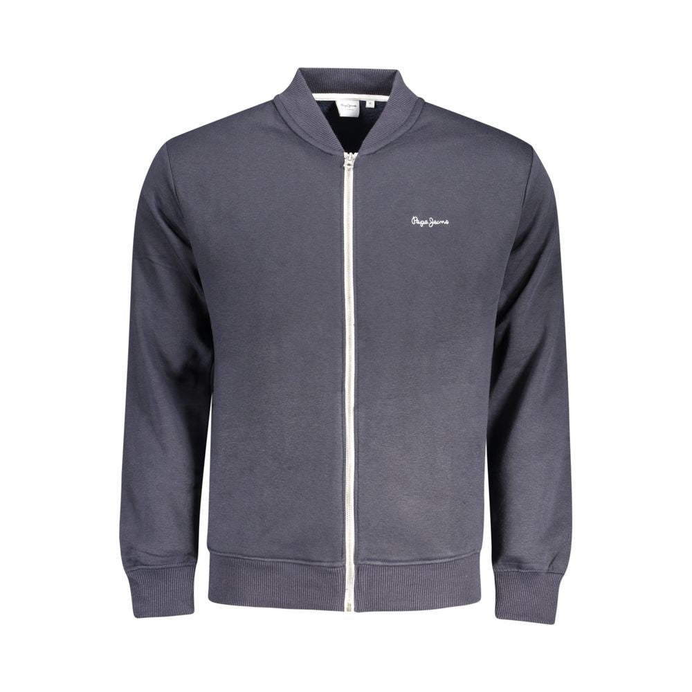 Blue Cotton Men's Sweatshirt - ventzia