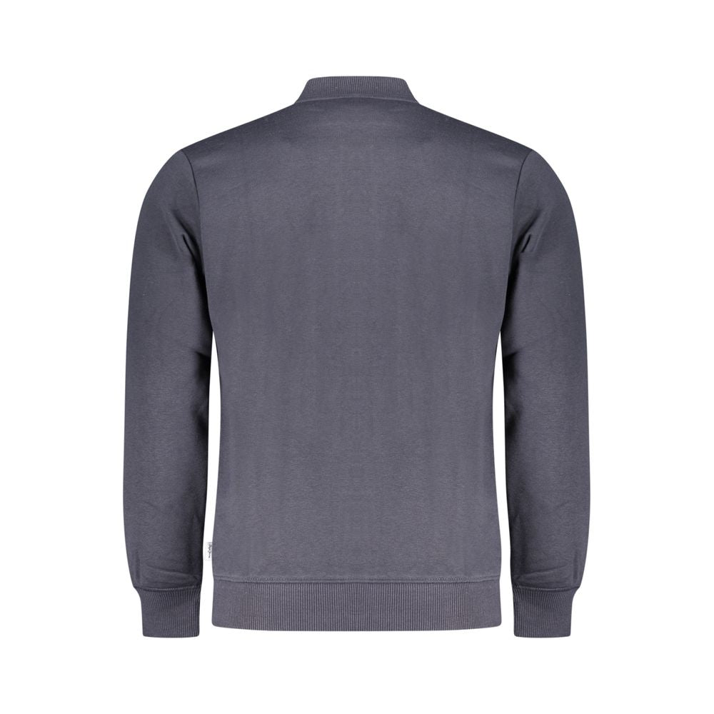 Blue Cotton Men's Sweatshirt - ventzia