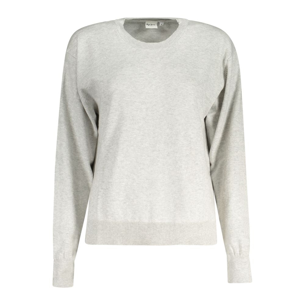 Grigio Cotton Women Sweater - ventzia