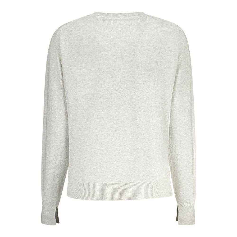 Grigio Cotton Women Sweater - ventzia