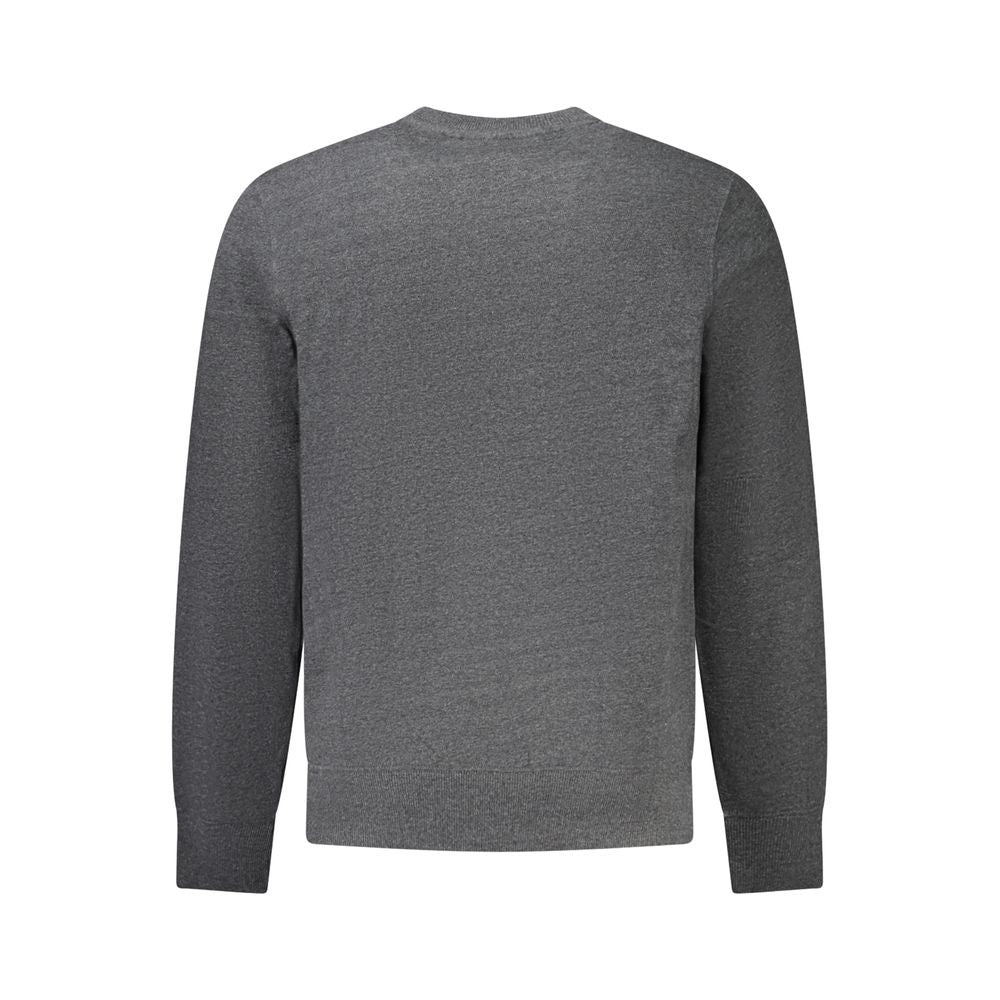 Grigio Recycled Cotton Male Sweatshirt - ventzia