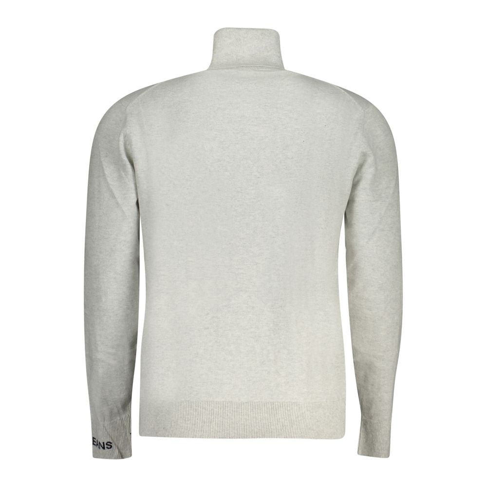 Grigio Cotton Men Sweater - ventzia