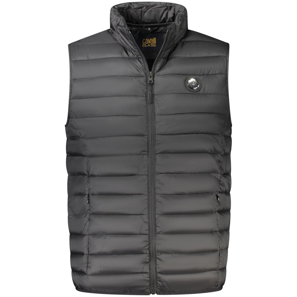 Nero Polyester Mens Jacket - ventzia