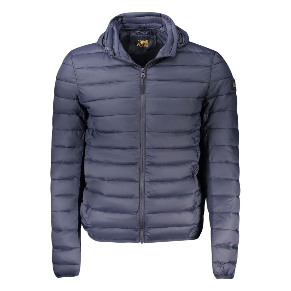 Blu Polyester Men Jacket - ventzia