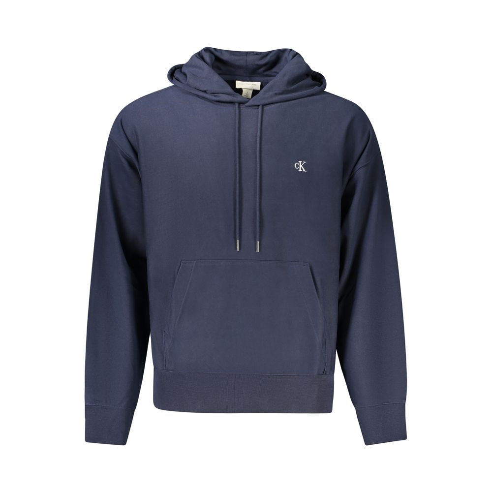 Blue Cotton Sweatshirt - ventzia