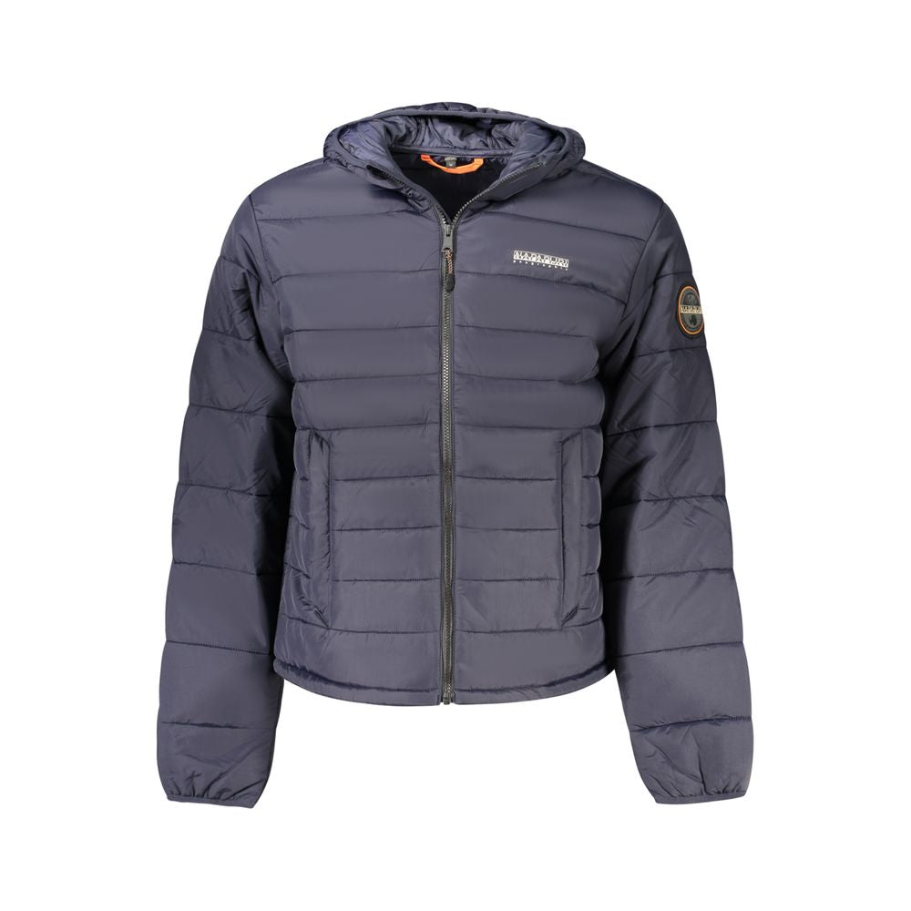 Blue Polyamide Men's Jacket - ventzia