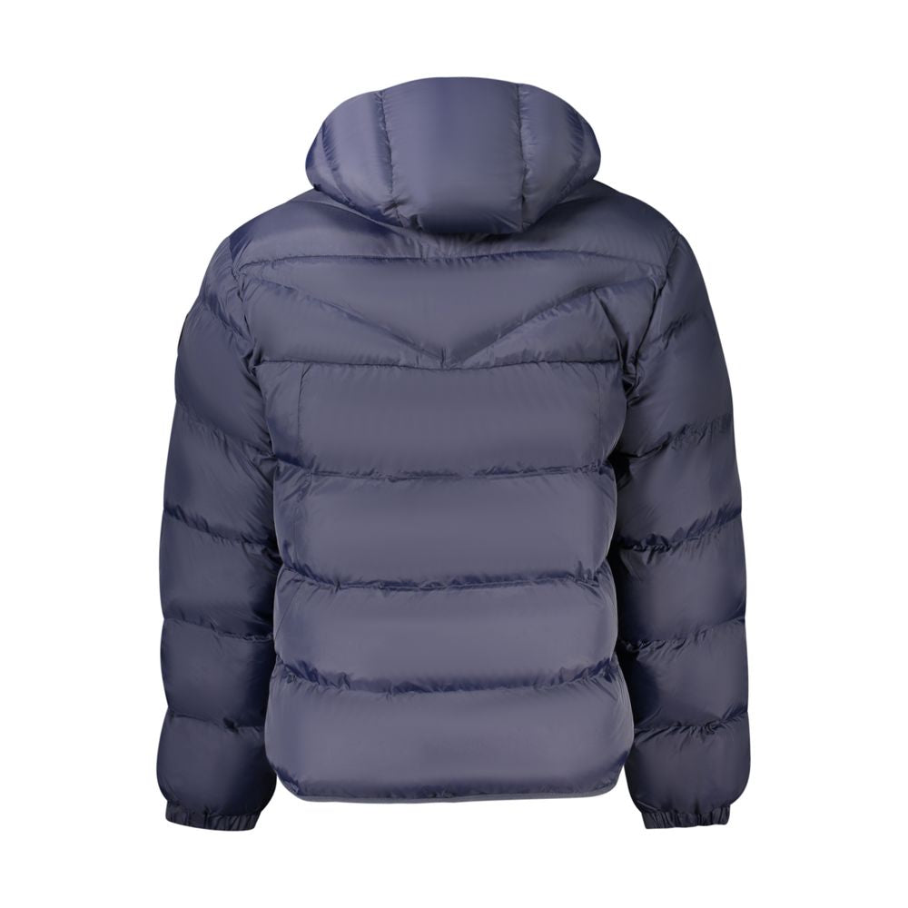 Blue Polyamide Jackets & Coat