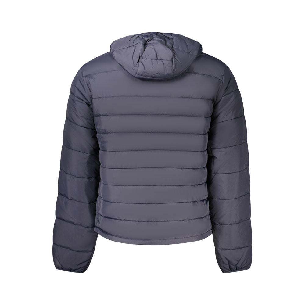 Blue Polyamide Men's Jacket - ventzia