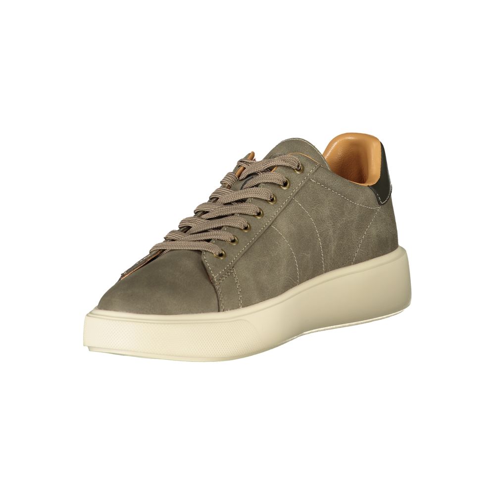 Gray Polyester Sneaker