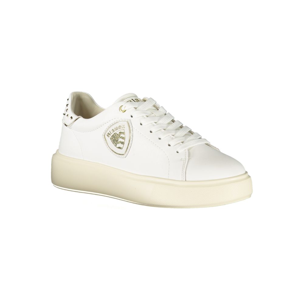 Bianco Poliuretano Women Sneaker - ventzia