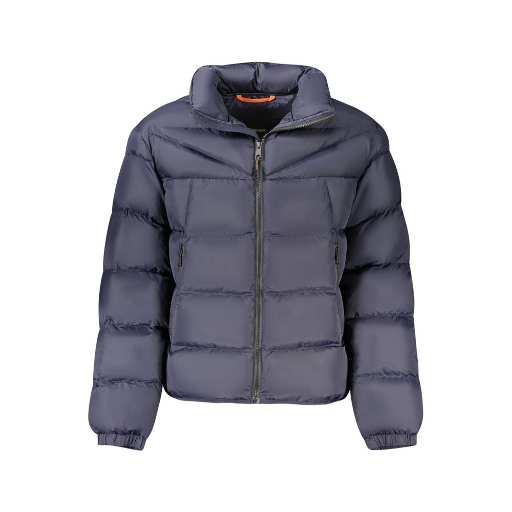 Blue Polyamide Jackets & Coat