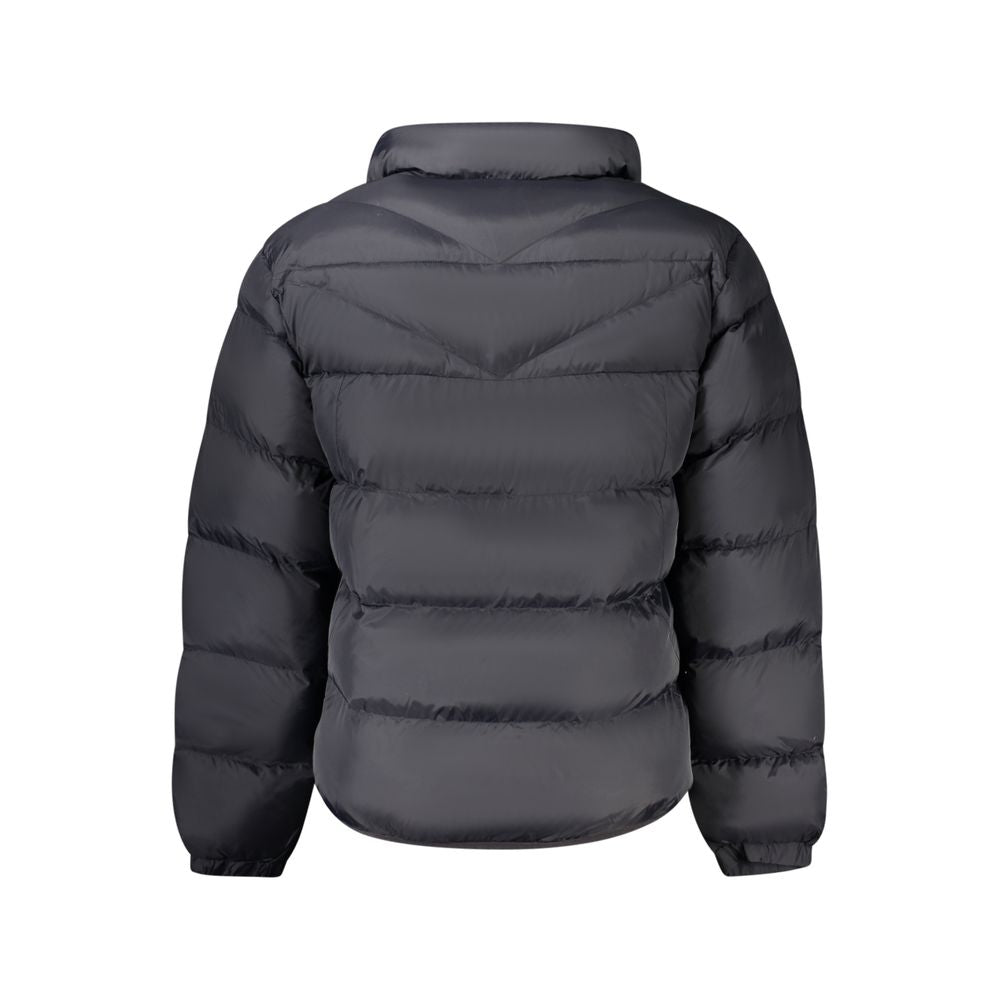 Black Polyamide Men's Jacket - ventzia
