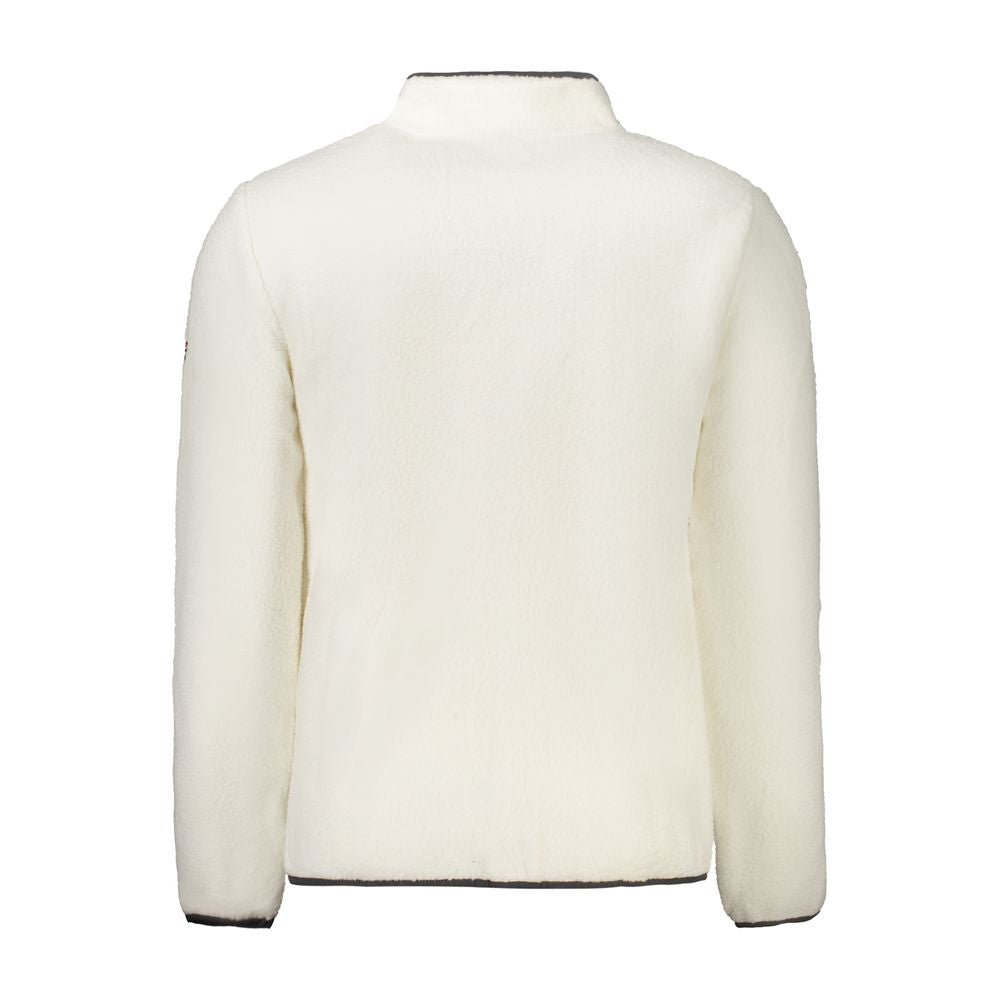 White Polyester Men Sweatshirt - ventzia