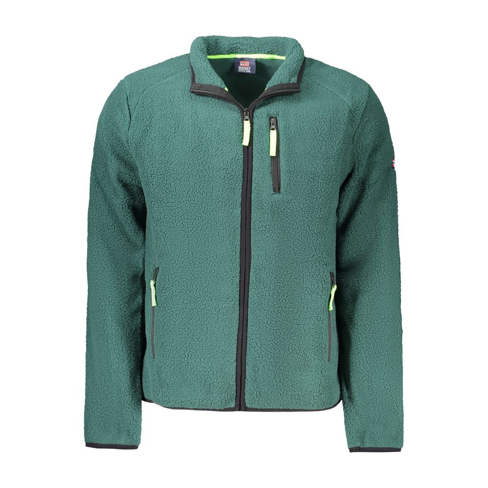 Verde Polyester Men Sweatshirt - ventzia