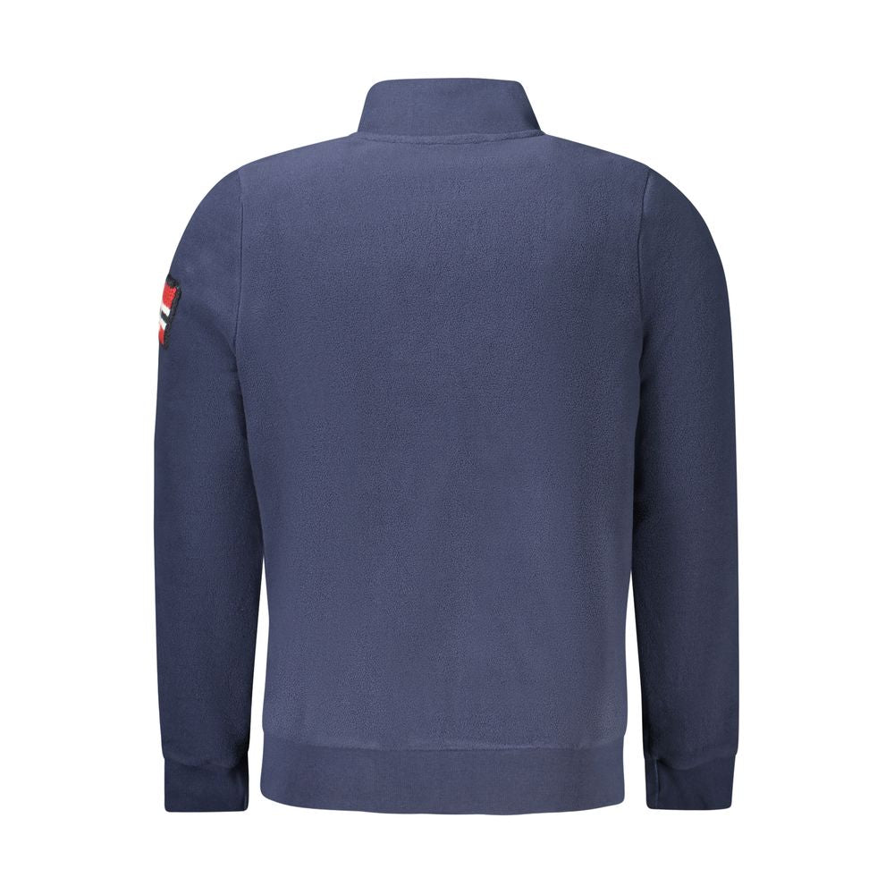 Blu Polyester Mens Sweatshirt - ventzia