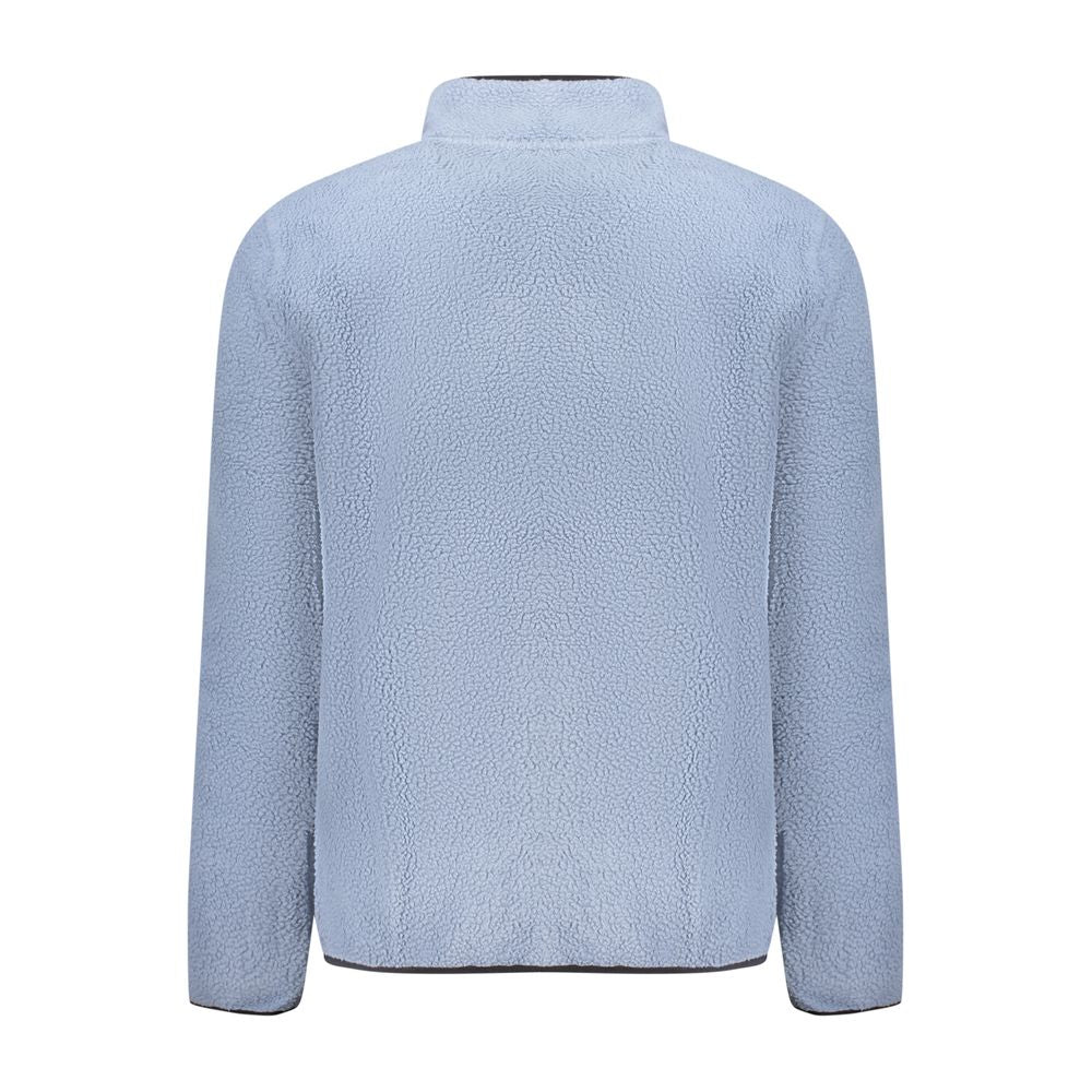 Blue Polyester Men Sweatshirt - ventzia