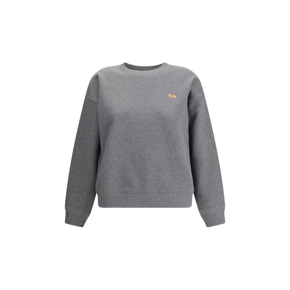 Gray Cotton Sweatshirt - ventzia