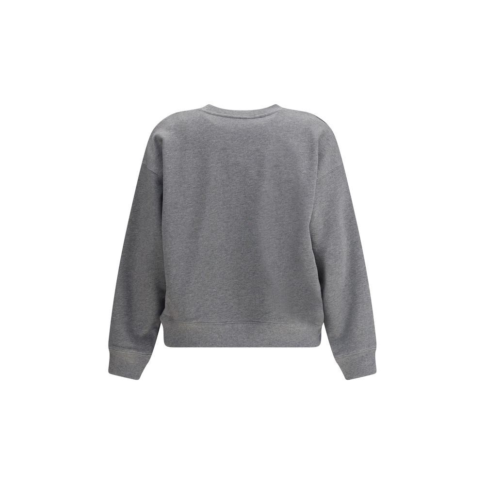 Gray Cotton Sweatshirt - ventzia