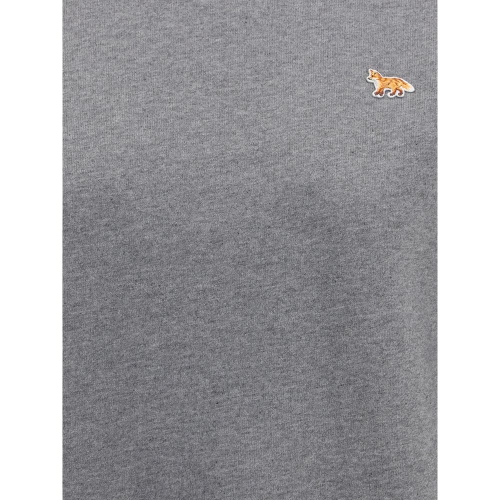 Gray Cotton Sweatshirt - ventzia
