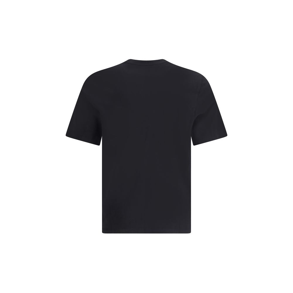 Black Cotton T-Shirt - ventzia