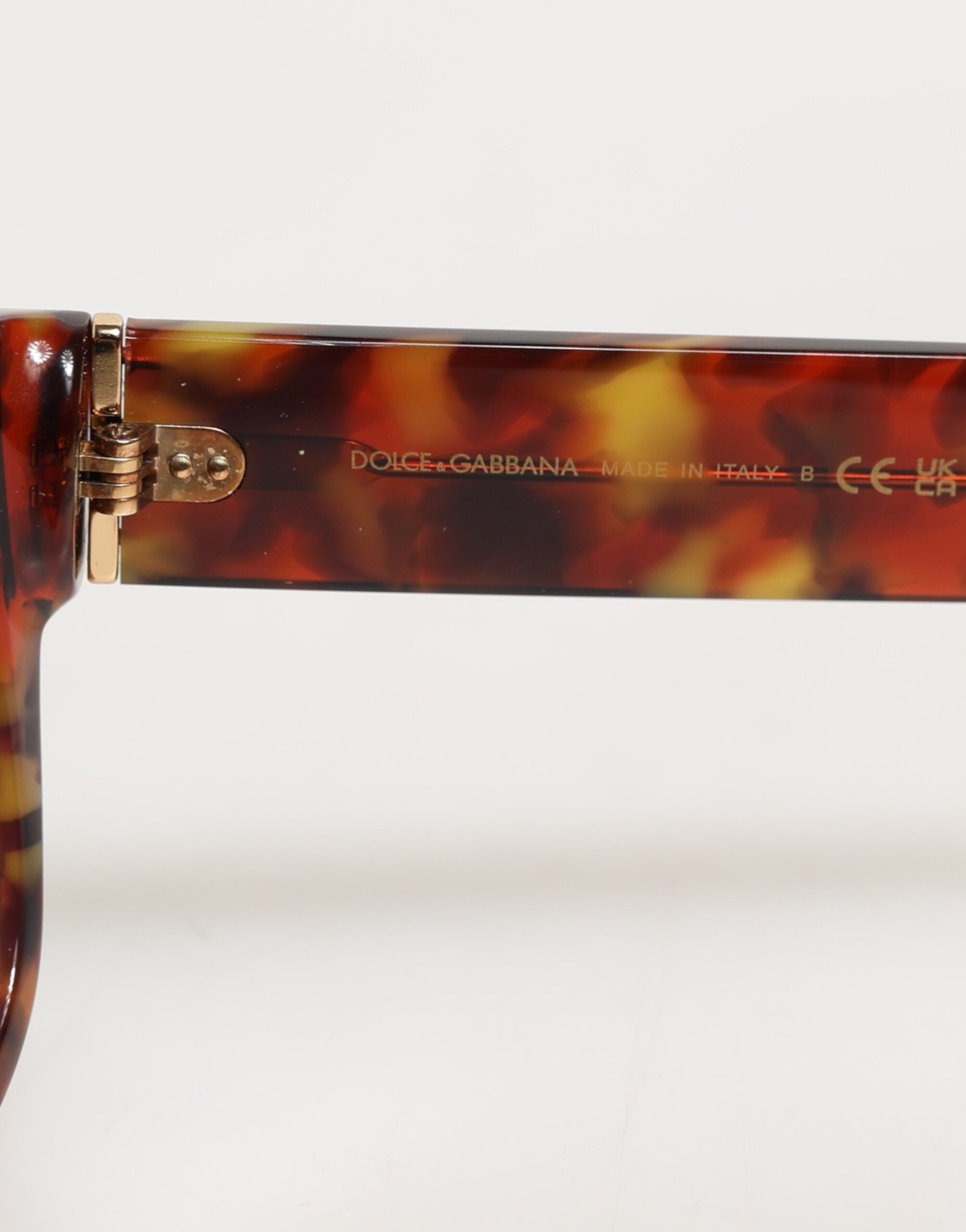 DG4338F Brown Havana Full Rim Round Lenses Sunglasses