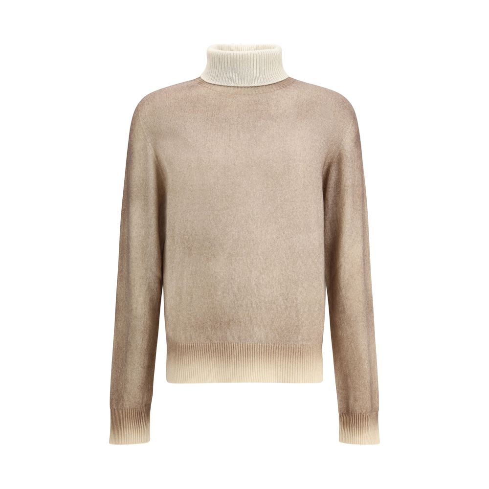 Brown Cashmere Turtleneck