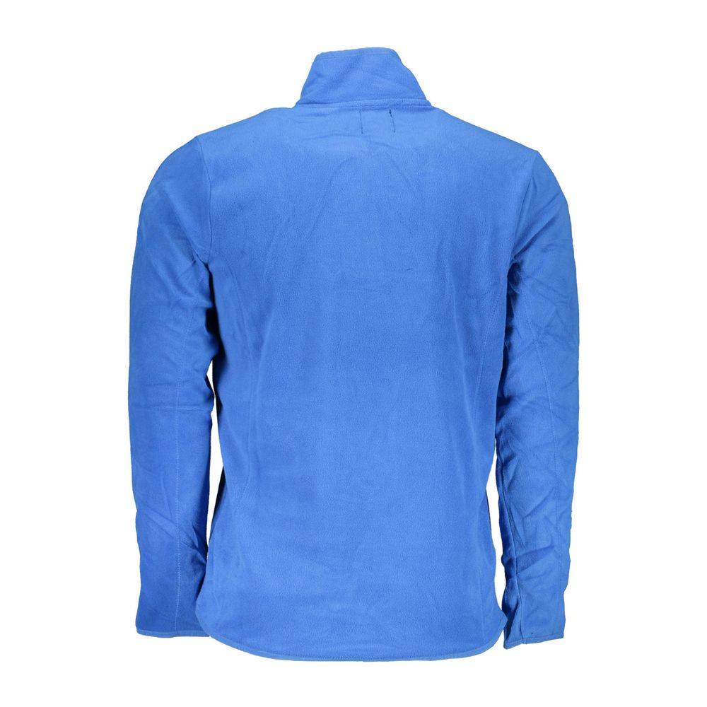 Blue Polyester Sweatshirt - ventzia