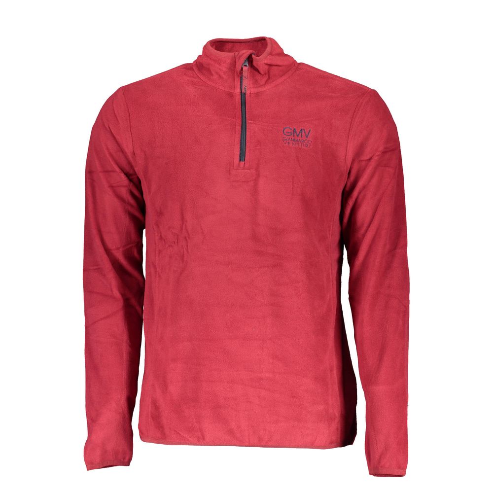 Red Polyester Sweatshirt - ventzia
