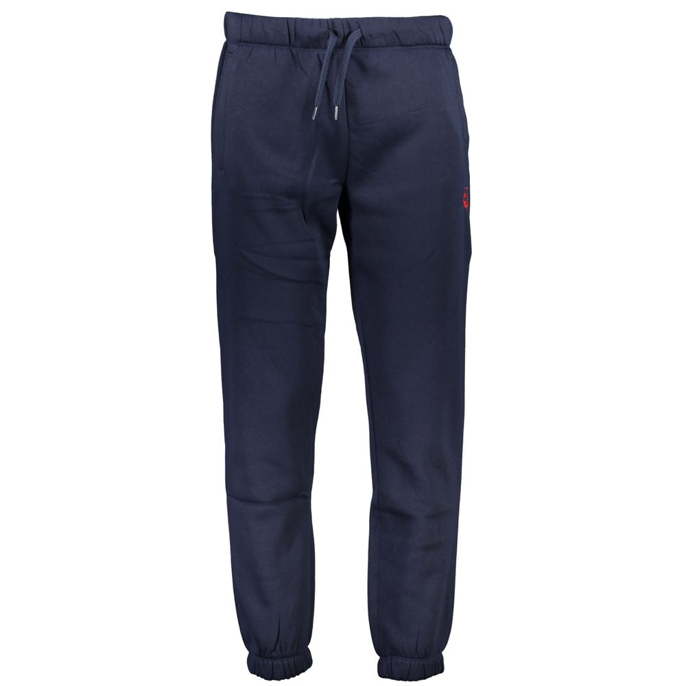 Blu Polyester Men's Sweatpant - ventzia