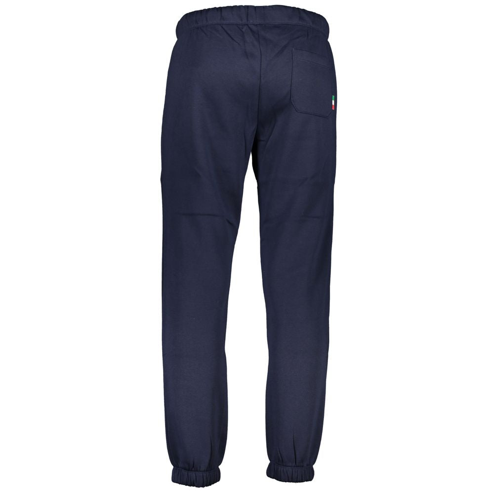 Blu Polyester Men's Sweatpant - ventzia