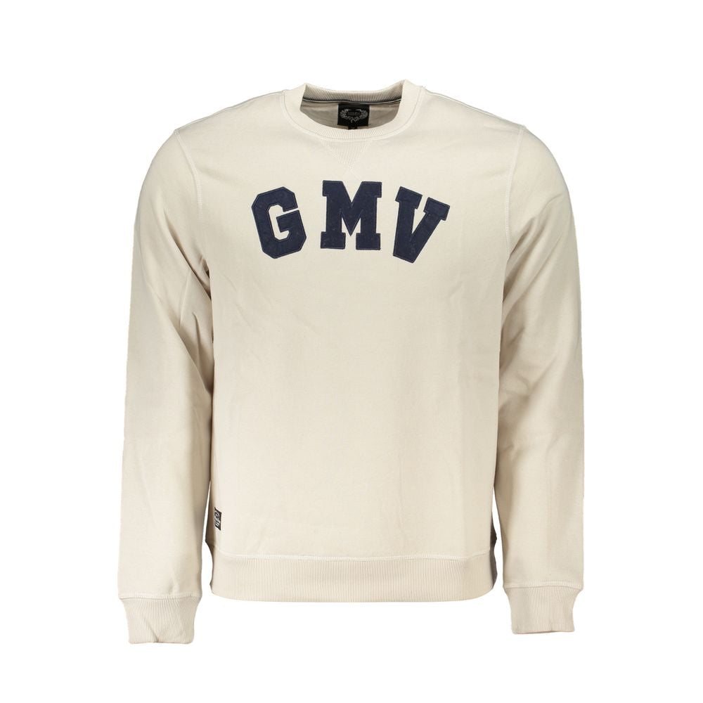 White Polyester Men's Sweatshirt - ventzia