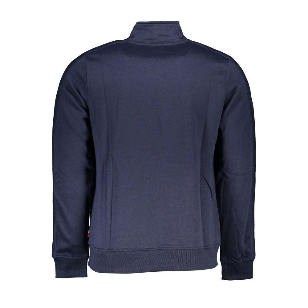 Blue Cotton Sweatshirt - ventzia