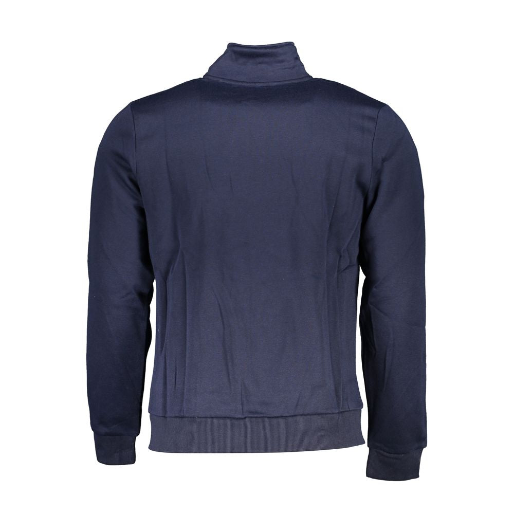 Blue Polyester Men's Sweatshirt - ventzia